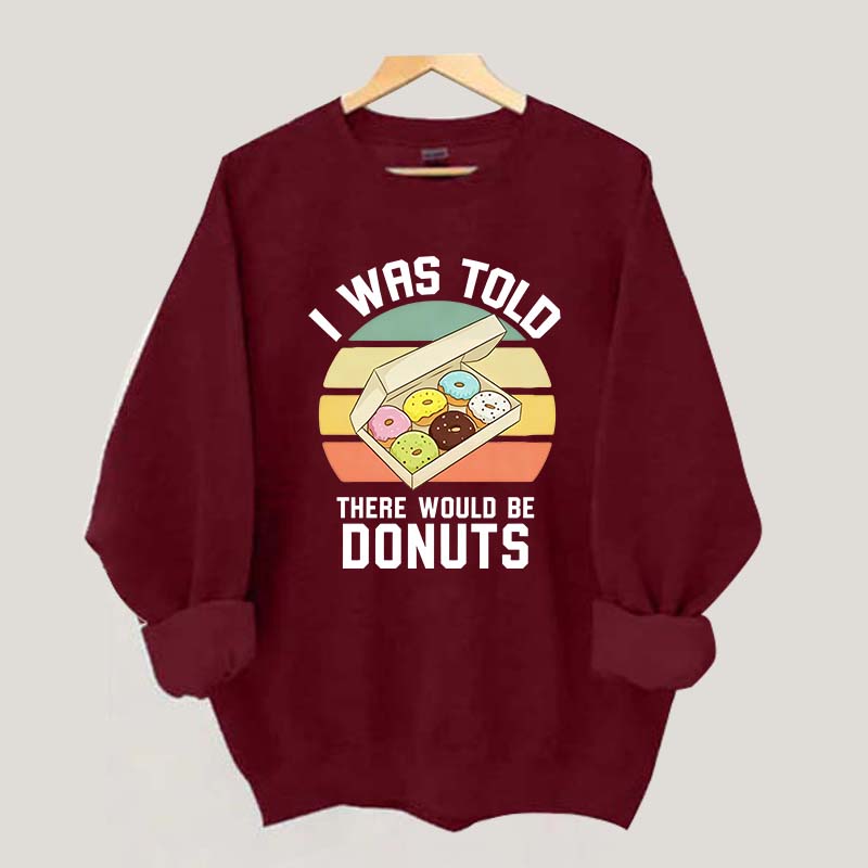 Retro Donut Lover Sweatshirt