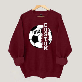 Custom Soccer Name & Number Sweatshirt