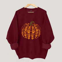 Paw Pumpkin Halloween Dog Sweatshirt