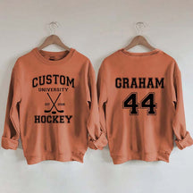 Personalized University Hockey Est Custom Year Sweatshirt