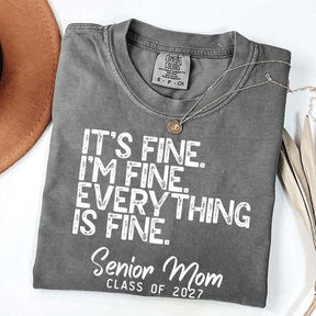 Senior Mom Class of 2027 T-Shirt