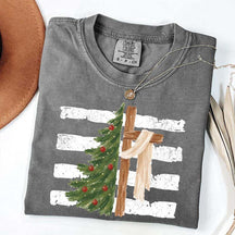 Christmas Tree Cross Faith T-Shirt