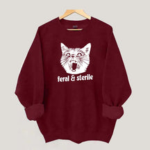 Feral and Sterile Cat Sweatshirt