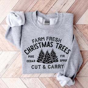 Farm Fresh Christmas Trees Cut & Carry Sweatshirt