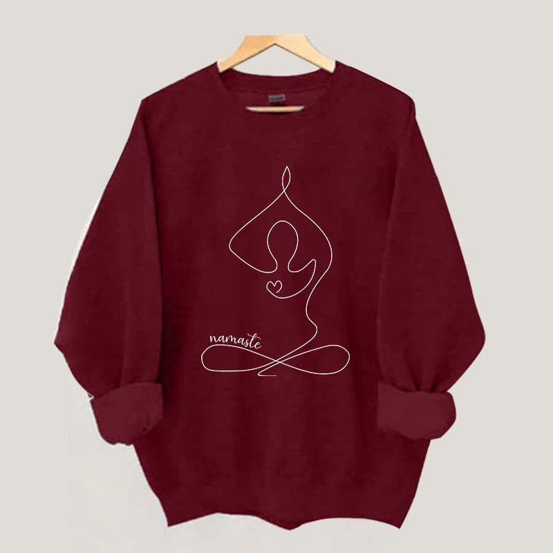 Fitness Casual Yoga Namaste Sweatshirt