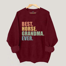Best Horse Grandma Ever Sweatshirt