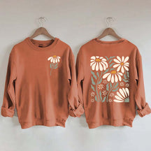 Comfort Colors Boho Daisy Sweatshirt