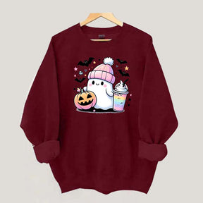 Cute Ghost Trending Coffee Sweatshirt