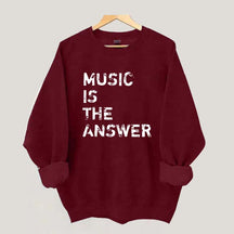Retro Music is the Answer Sweatshirt