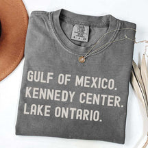 Gulf of Mexico Kennedy Center Lake Ontario T-Shirt