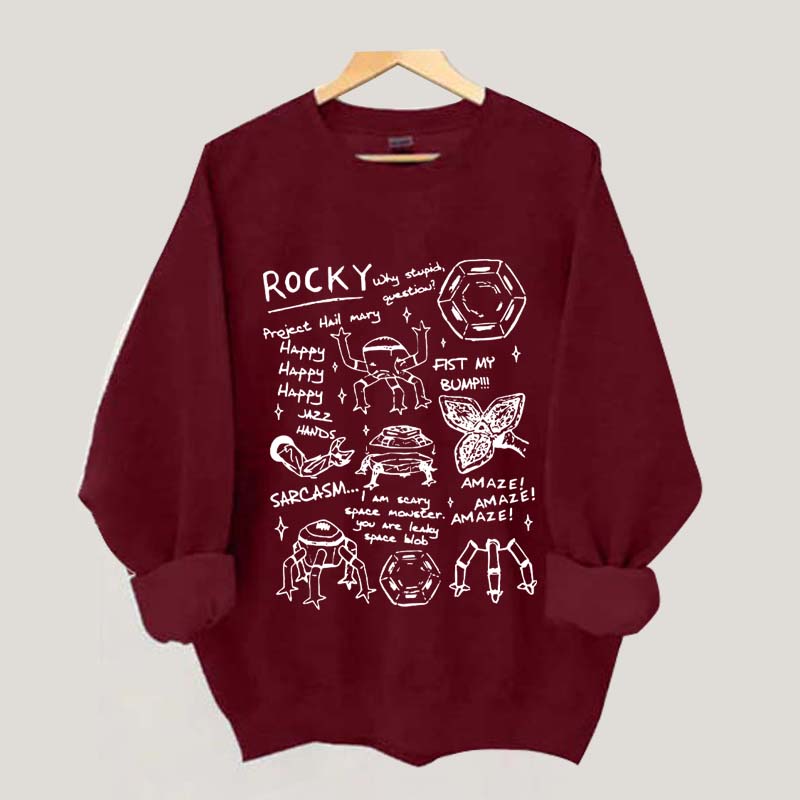 AMAZE Space Monster Rocky Sweatshirt