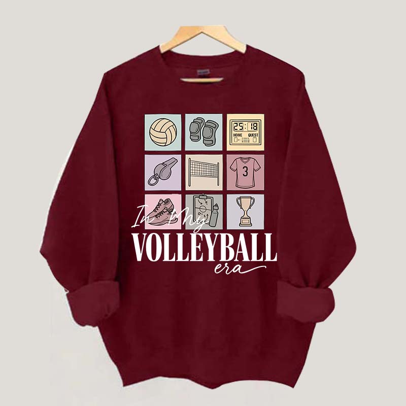 Just A Day In A Life With A Volleyball Girly Sweatshirt