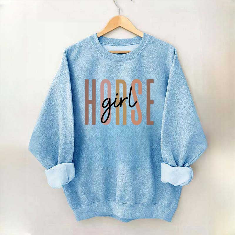 Horse Girl Lover Sweatshirt