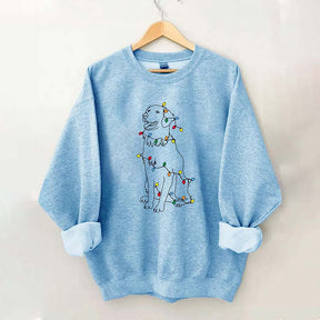 Cute Golden Retriever Christmas Sweatshirt