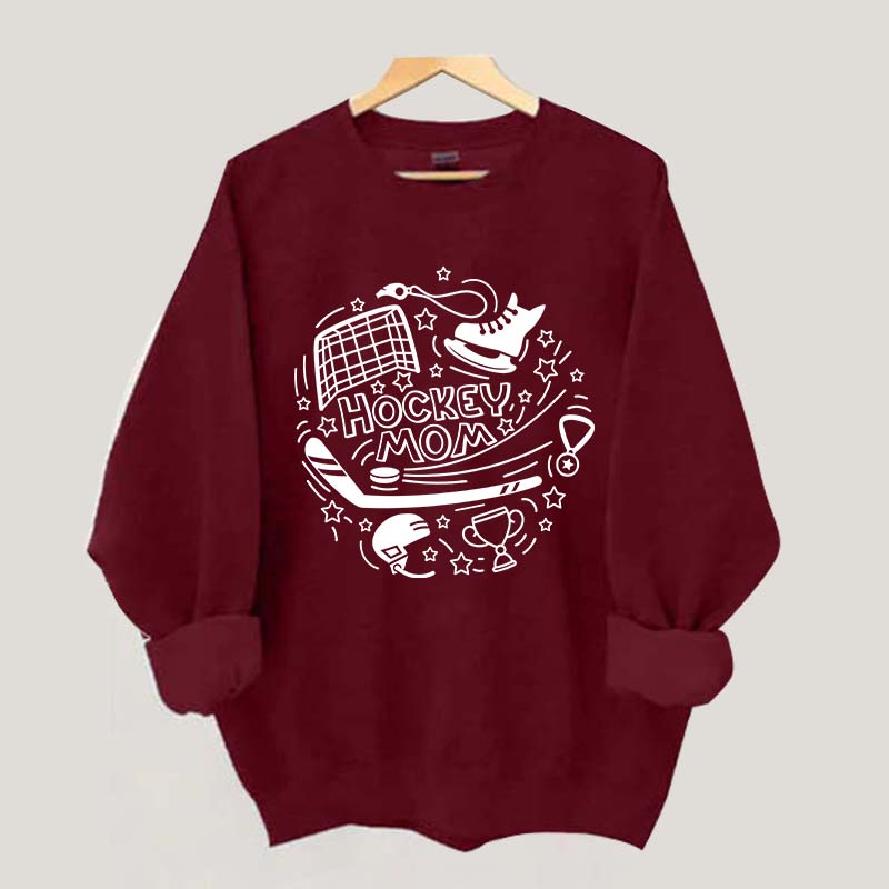 Hockey Mom Graphic Sweatshirt