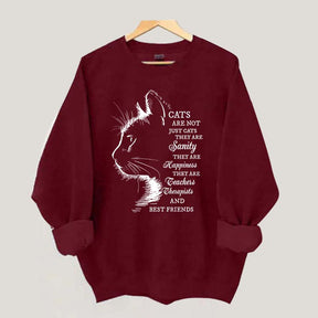 Inspirational Cat Quote Lover Sweatshirt