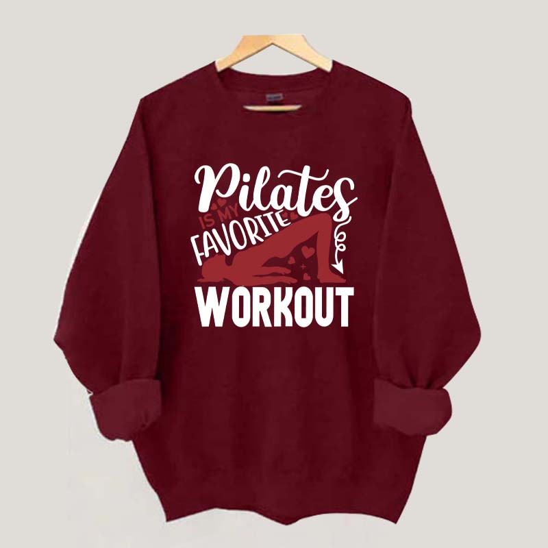 Pilates Workout Statement Sweatshirt