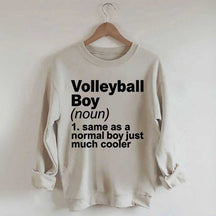 Volleyball Boy Definition Funny Sweatshirt