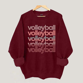 Cute Volleyball Retro Sweatshirt