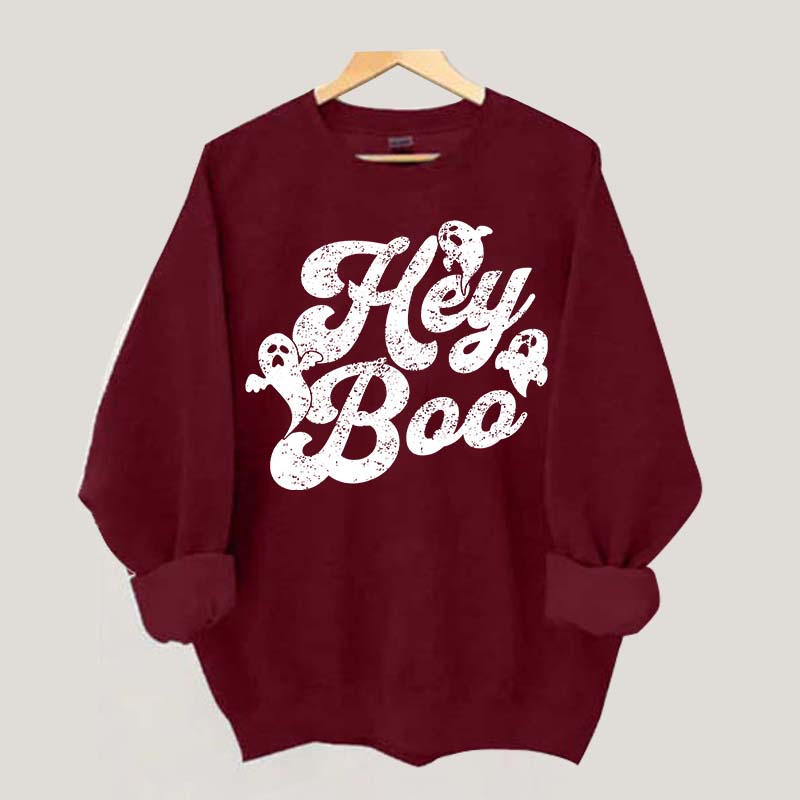 Retro Halloween Boo Sweatshirt