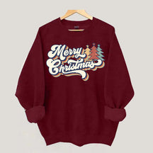 Merry Christmas Family Retro Sweatshirt