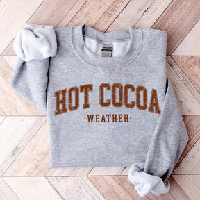 Retro Holiday Season Hot Cocoa Sweatshirt