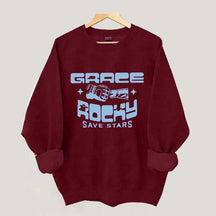 Grace Rocky Save Stars Book Lover Style Sweatshirt