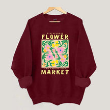 Boho  Pintaflores Floral Sweatshirt