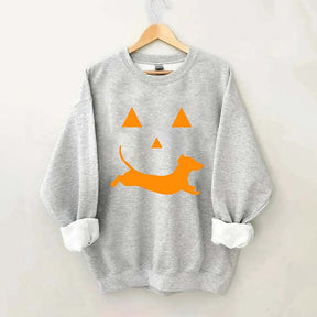 Dachshund And Halloween Sweatshirt