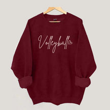 Love Volleyball Minimalist Sweatshirt