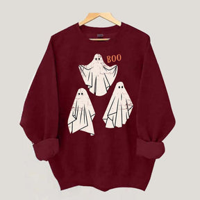 Retro Ghost Boo Sweatshirt