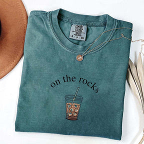 Trendy Coffee Lover On The Rocks T-Shirt