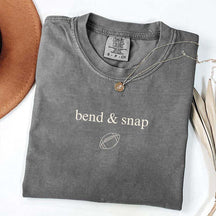 Bend and Snap  Football Mom T-Shirt