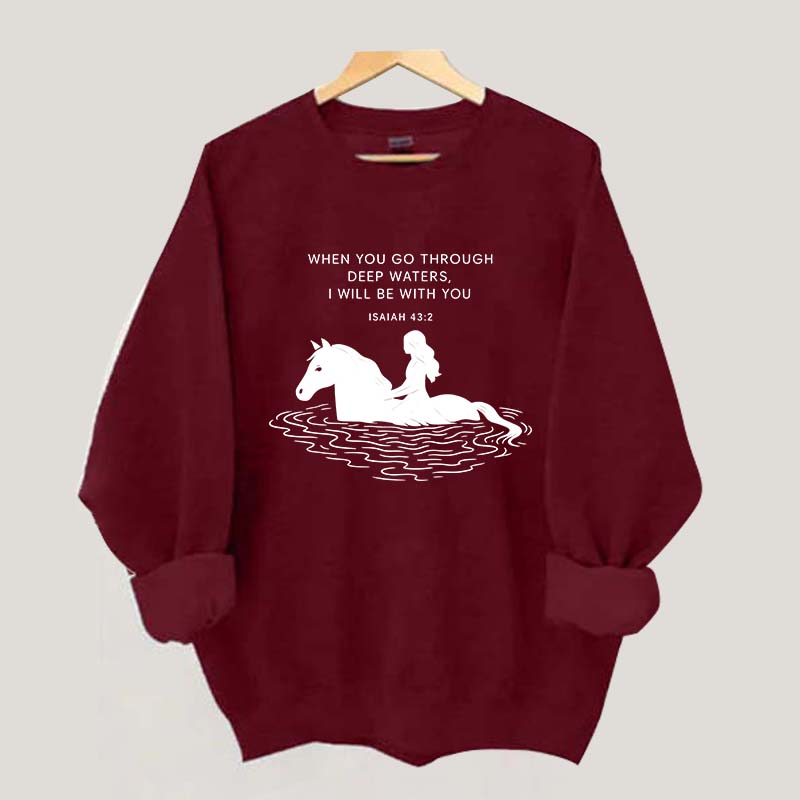 Christ Horse Religous Sweatshirt