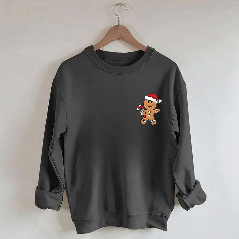 Women's Christmas Gingerbread Man Sweatshirt