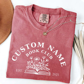 Personalized Book Club Name T-Shirt