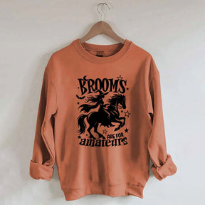 Funny Witch Riding Horse Sweatshirt