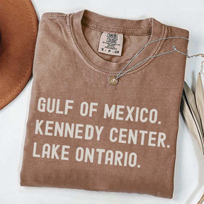 Gulf of Mexico Kennedy Center Lake Ontario T-Shirt