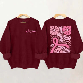Personalized Breast Cancer Support Sweatshirt
