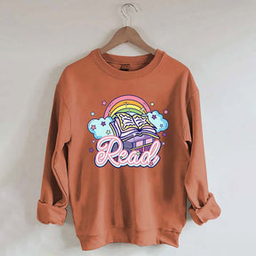 Rainbow School Book Lover Sweatshirt