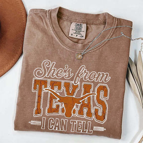 Comfort Colors She's From Texas T-Shirt