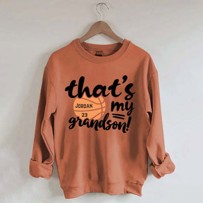 Custom Basketball Name & Number Sweatshirt