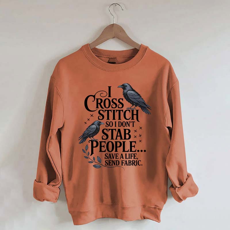 Cross Stitching Gift for Mom Sweatshirt