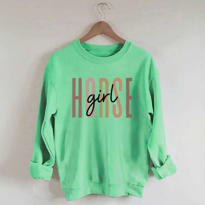 Horse Girl Lover Sweatshirt