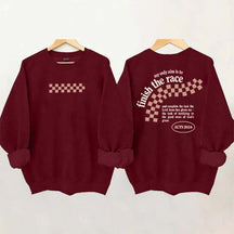 Finish the Race Acts 20:24 Bible Verse Sweatshirt