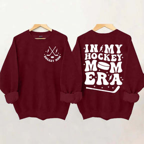 In My Hockey Mom Era Funny Sweatshirt
