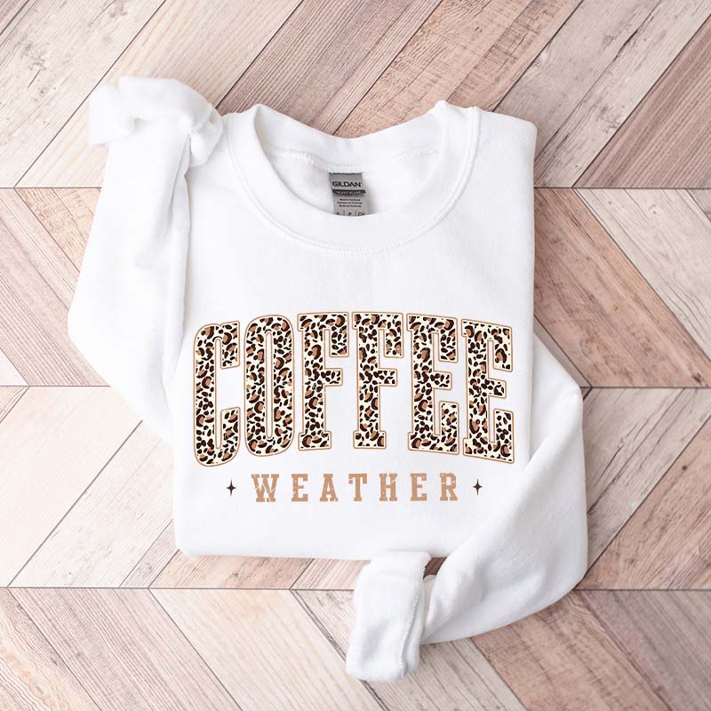 Retro Coffee Weather Lover Sweatshirt