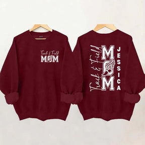 Custom Track and Field Mom Sweatshirt