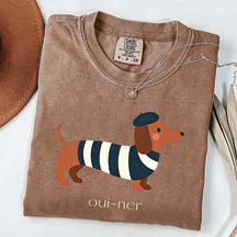 Oui-Ner Sausage Dog T-Shirt