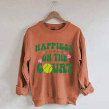 Happiest on The Court Sweatshirt